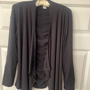 Carmen lightweight drape front jacket